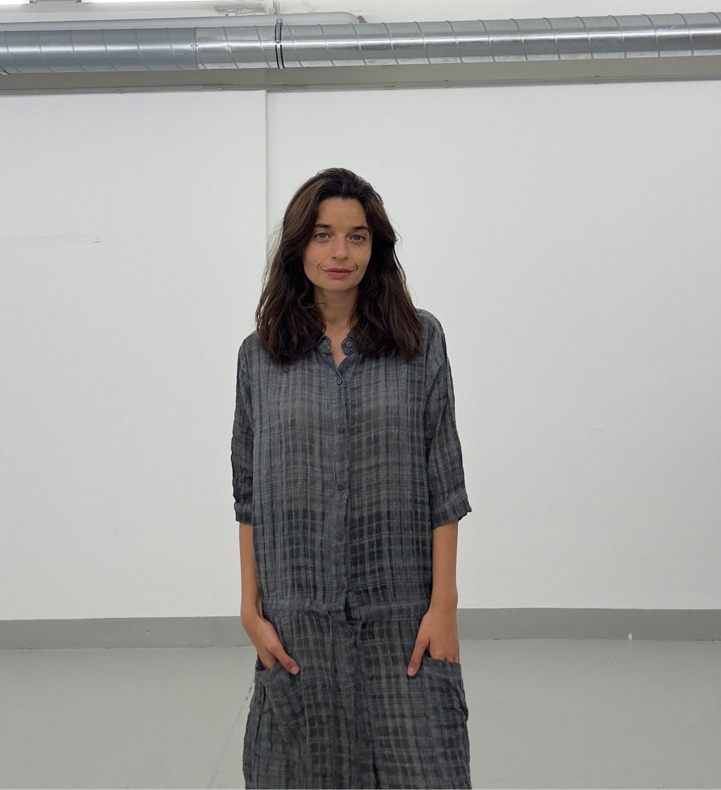 Relaxed Grey Dress