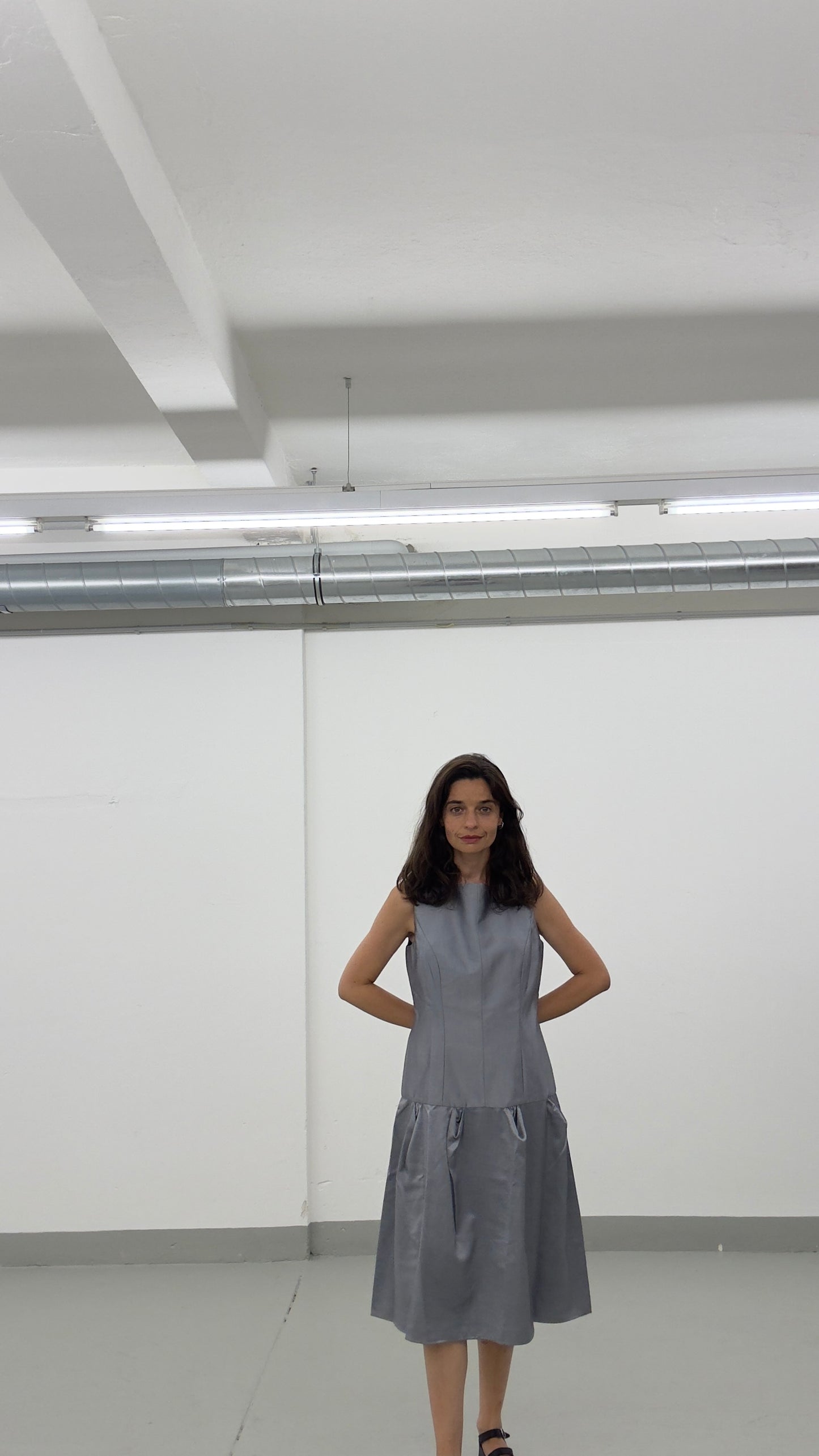 Silver Calvin Klein Dress