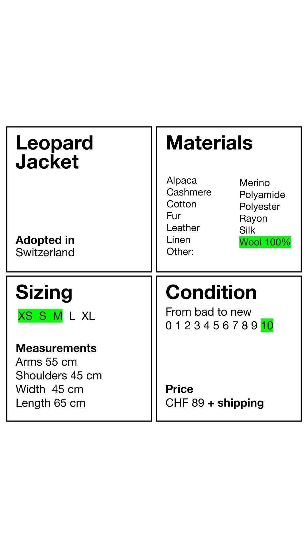 Leopard Jacket