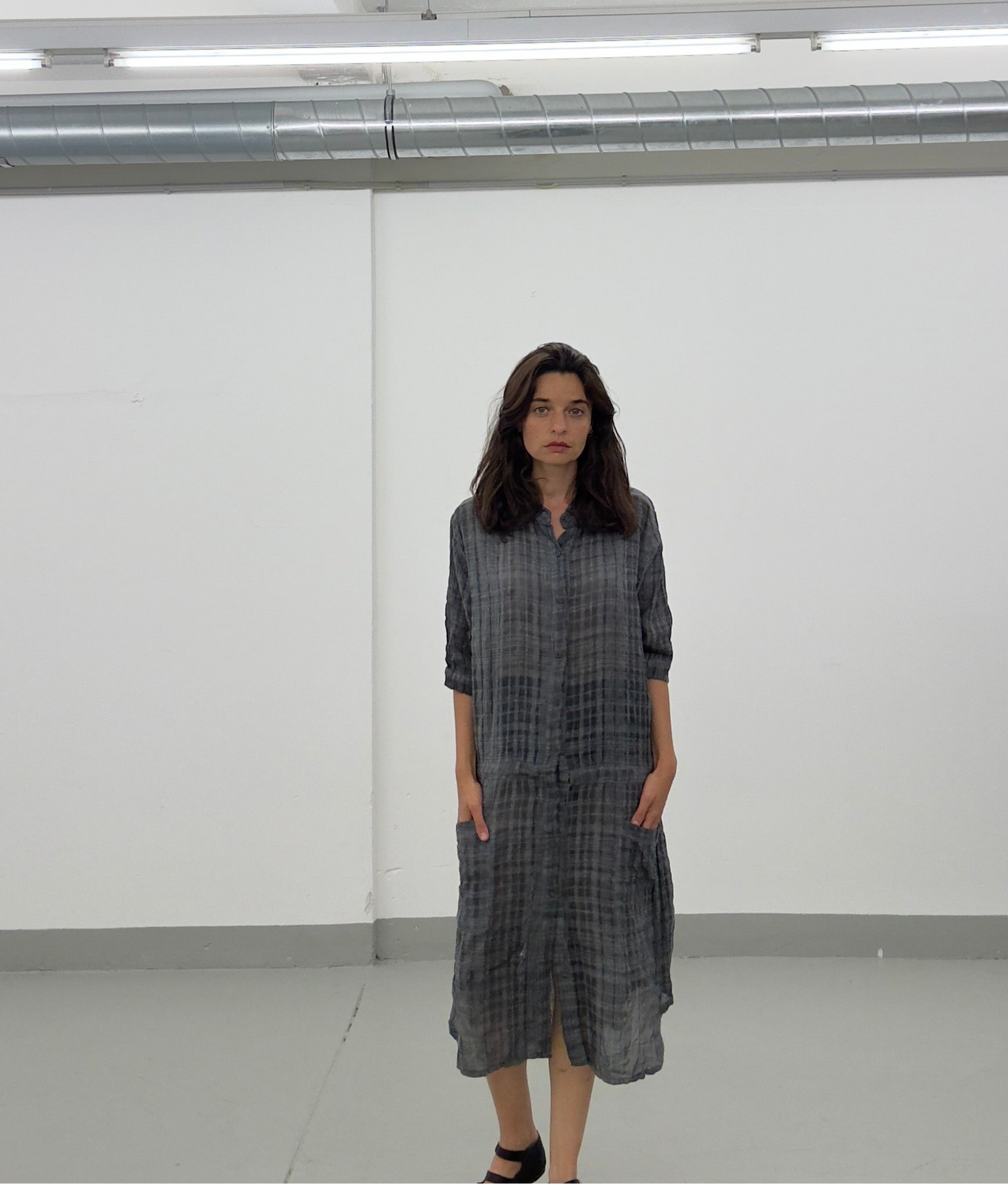 Relaxed Grey Dress