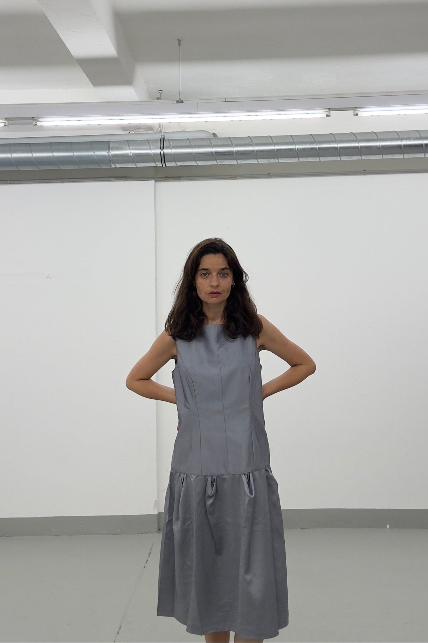 Silver Calvin Klein Dress