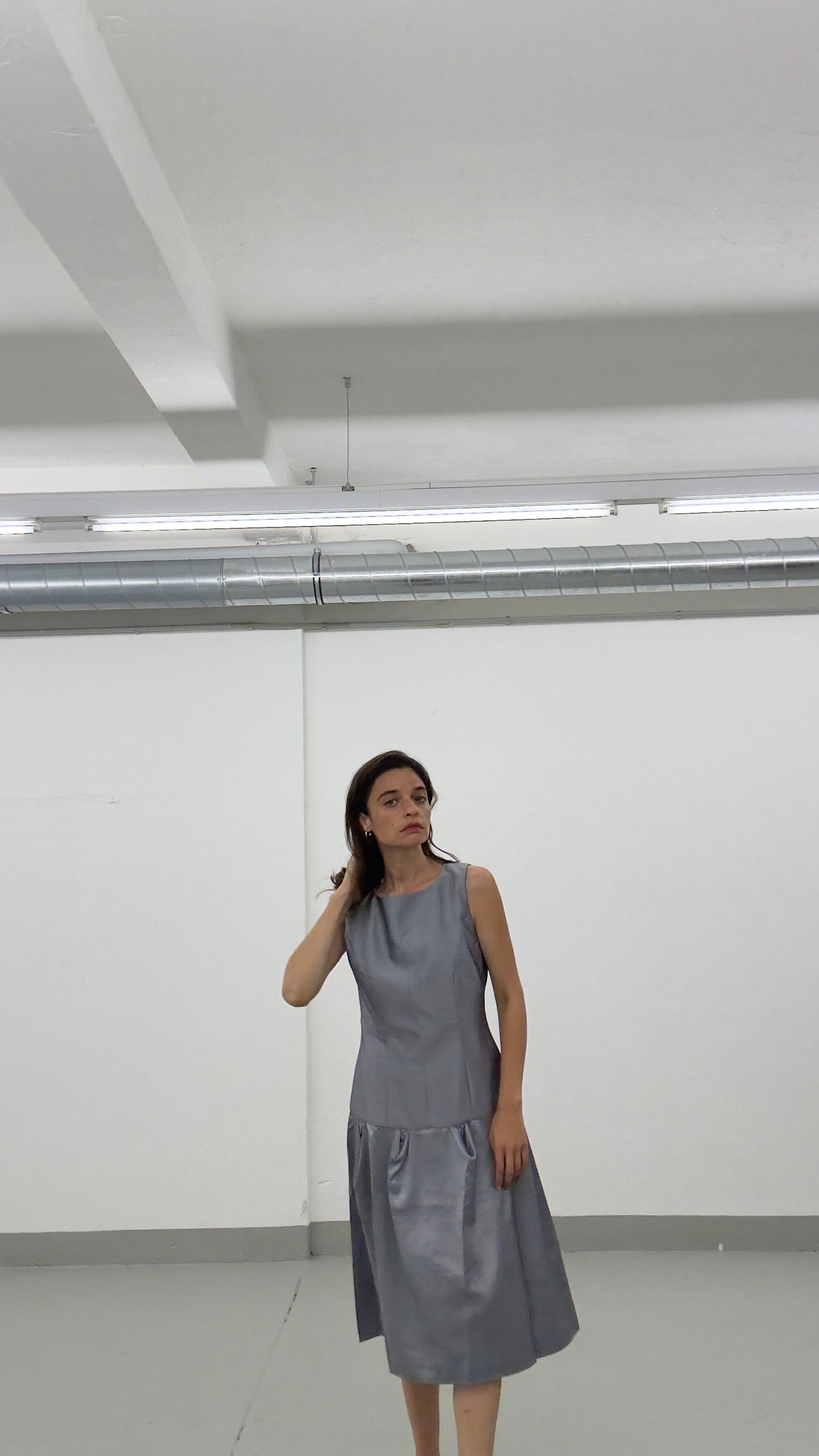 Silver Calvin Klein Dress