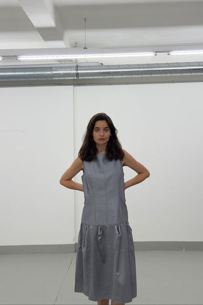 Silver Calvin Klein Dress