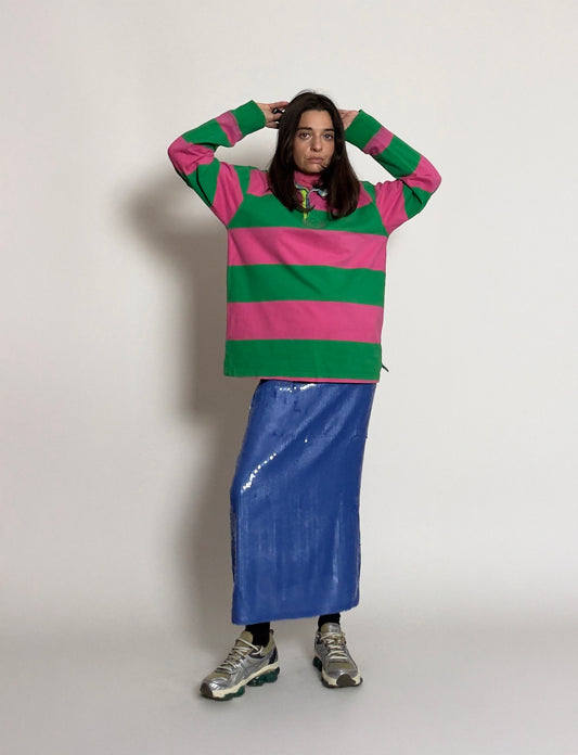 Long-Sleeved Striped Shirt