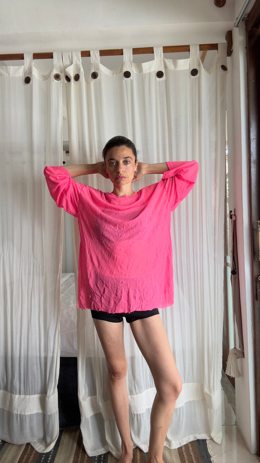 Neon long sleeve t-shirt