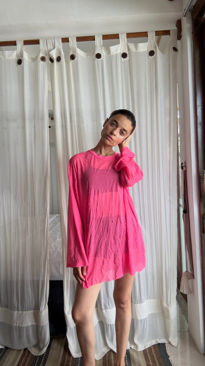 Neon long sleeve t-shirt