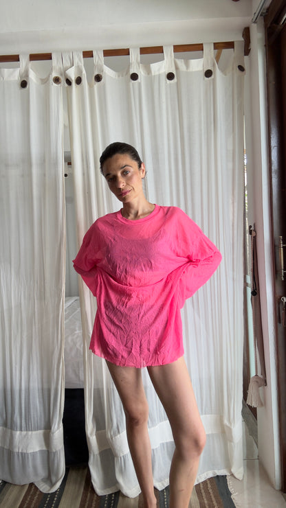 Neon long sleeve t-shirt